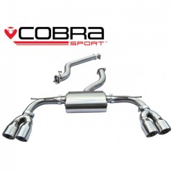 AU52 Cobra Sport Audi S3 (8V) (3 door) 2013> Cat Back System (Non-Resonated), Cobra Sport, AU52